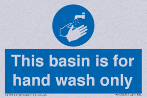 Basin for hand wash only